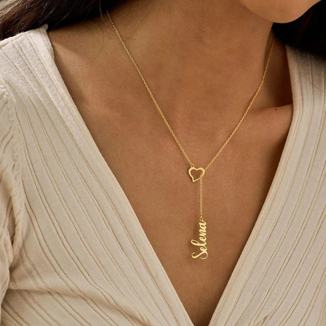 Collier Cœur Signature personnalisable