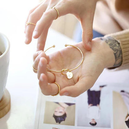 Bracelet signature - Initiale personnalisée