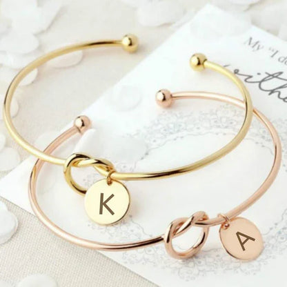 Bracelet signature - Initiale personnalisée