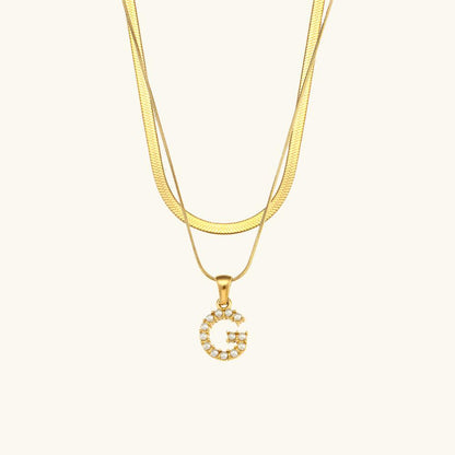 Collier Signature – Initiale personnalisée