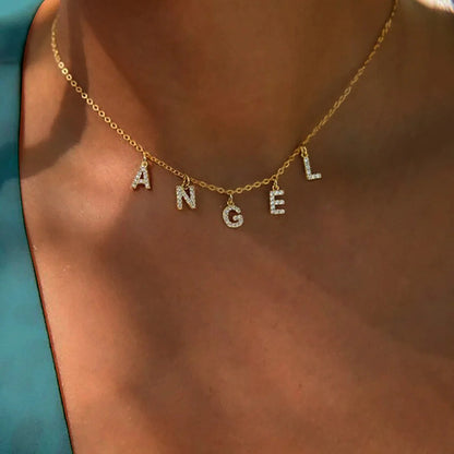 Collier Lettres Précieuses personnalisable
