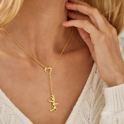 Collier Cœur Signature personnalisable