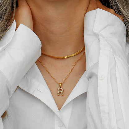 Collier Signature – Initiale personnalisée