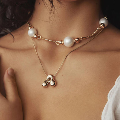 Collier Rêve initiale personnalisée
